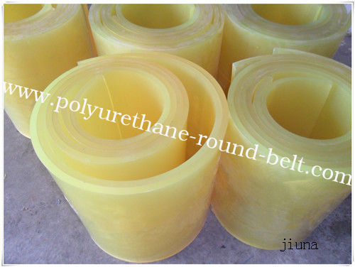 80 Shore A Polyurethane Rubber Sheet Natural Color Pu Sheet Solvent Resistance