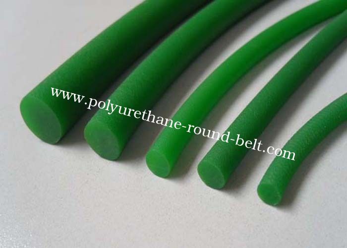 Industrial Transmission Conveyor green rough PU Cord polyurethane round