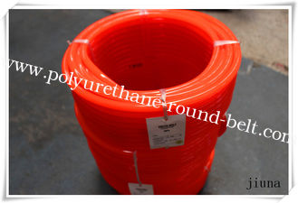 Red Smooth Polyurethane Round Belt High Tensile Strength Round Belting
