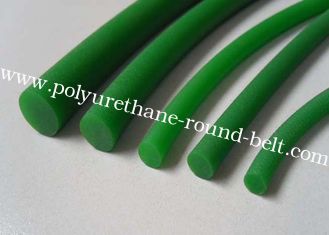 Tensile Strength Breaking elongation Green Polyurethane Round Belt  for Industry Machines
