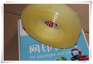 Rubber / Polyurethane Screen Printing Squeegee / PU Squeegee Blade For Silk Screen