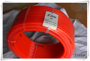 Orange smooth PU Polyurethane Round Belt / 10mm power transmission belts