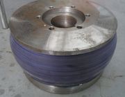 PU Polyurethane Wheels , Aging Resistant Industrial Coating Rollers