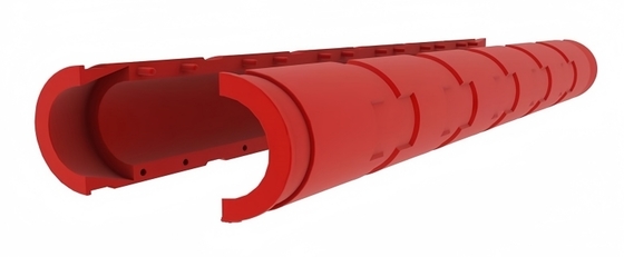 Polyurethane Submarine Cable Protection Duct 85 A Hardness Undersea Cable Protection System