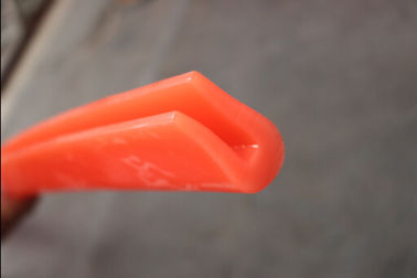 Red Anti-abrasion Extruded Polyurethane U Profile Conveyor Belt For Printing Lines