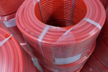 red hardness 90 A Low Compression PU Round Conveyor Belt for Ransmission Machine