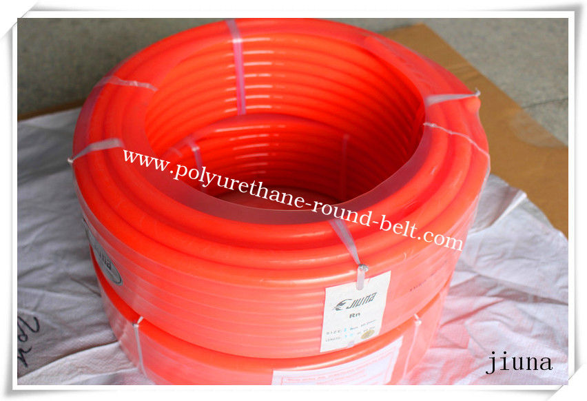 Smooth round rubber belts / High tensile polyurethane cord 90A