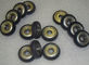 Iron Core Coating PU Polyurethane Wheels Aging Resistant With Industrial Bisque