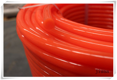 Orange PU Polyurethane Round Belt anti static with 3mm - 8mm Textile