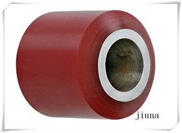 Cast Iron Polyurethane Wheels Dia High Tear Resistance  80 * 70 / 60 / 55 Width