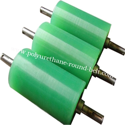 Polyurethane Coated Rollers For Machinery Cementing Machine Rubber Roller any colour
