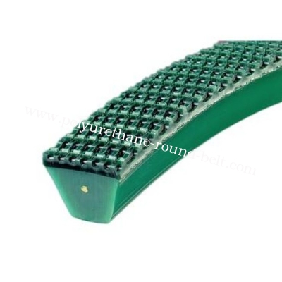 PU Polyurethane Super Grip Belt With Top Green Vee Corrugated