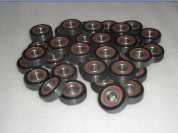 Industrial Bisque PU Polyurethane Wheels Coating Aging Resistant With Iron Core