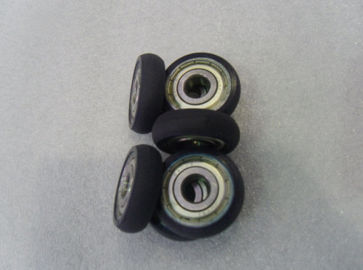 Iron Core Coating PU Polyurethane Wheels Aging Resistant With Industrial Bisque