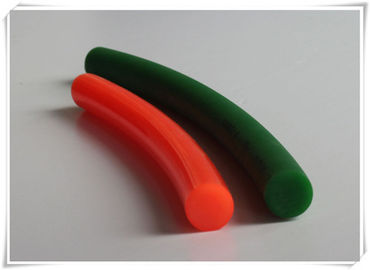 3mm - 20mm green or orange Tensile Strength PU Round Belt For Packing Machine