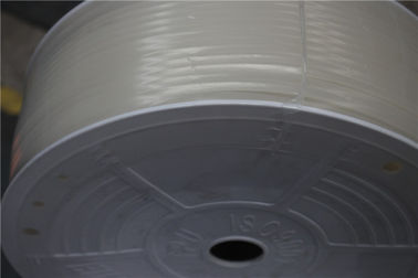 White Tear Resistance Polyurethane PU Round Belt  Rough Surface For Transmission