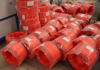 red hardness 90 A Low Compression PU Round Conveyor Belt for Ransmission Machine