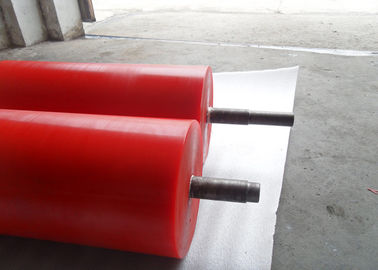 High Anti Abrasion Industrial Red Polyurethane Roller Coating, Polyurethane Rollers
