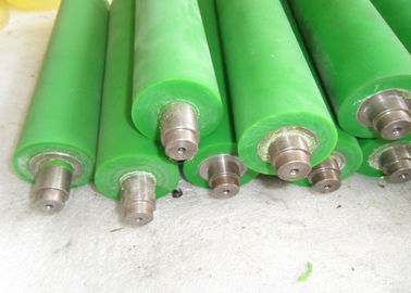 Industrial Transmission Green PU Polyurethane Rollers Coating Conveyor Wheels
