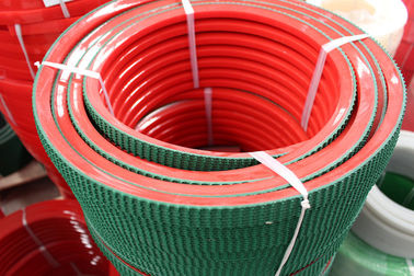 Corrugated Belt PU Vee Super Grip Belt with Top Green PVC Surface