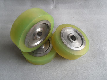 Aging Resistant Industrial natural PU Polyurethane Wheels coating with Iron Core
