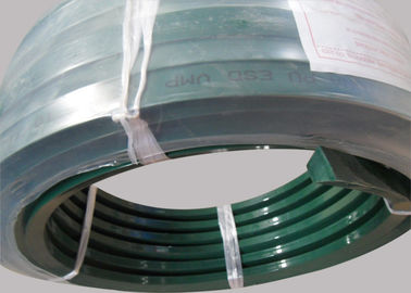 Ceramic transmission industrial Green color PU V-section belt Polyurethane V Belt C-22type